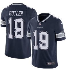 Men's Nike Dallas Cowboys #19 Brice Butler Navy Blue Team Color Vapor Untouchable Limited Player NFL Jersey