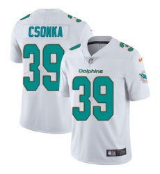 Youth Nike Miami Dolphins #39 Larry Csonka Elite White NFL Jersey