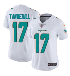 Women's Nike Miami Dolphins #17 Ryan Tannehill Elite White NFL Jersey