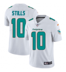 Men's Nike Miami Dolphins #10 Kenny Stills White Vapor Untouchable Limited Player NFL Jersey
