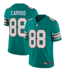 Youth Nike Miami Dolphins #88 Leonte Carroo Aqua Green Alternate Vapor Untouchable Limited Player NFL Jersey