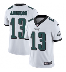 Men's Nike Philadelphia Eagles #13 Nelson Agholor White Vapor Untouchable Limited Player NFL Jersey