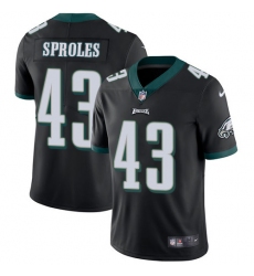 Youth Nike Philadelphia Eagles #43 Darren Sproles Black Alternate Vapor Untouchable Limited Player NFL Jersey