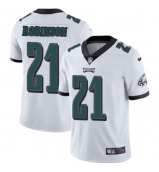 Youth Nike Philadelphia Eagles #21 Patrick Robinson White Vapor Untouchable Limited Player NFL Jersey