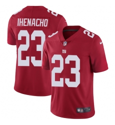 Youth Nike New York Giants #23 Duke Ihenacho Red Alternate Vapor Untouchable Limited Player NFL Jersey