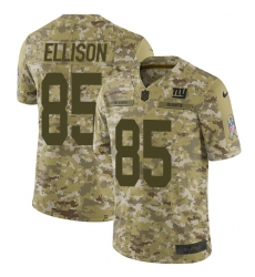 Youth Nike New York Giants #85 Rhett Ellison Limited Camo 2018 Salute to Service NFL Jersey