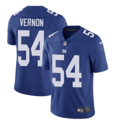Youth Nike New York Giants #54 Olivier Vernon Elite Royal Blue Team Color NFL Jersey