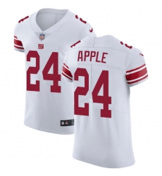 Men's Nike New York Giants #24 Eli Apple White Vapor Untouchable Elite Player NFL Jersey