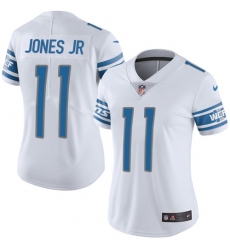 Women's Nike Detroit Lions #11 Marvin Jones Jr Limited White Vapor Untouchable NFL Jersey