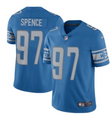 Youth Nike Detroit Lions #97 Akeem Spence Limited Light Blue Team Color Vapor Untouchable NFL Jersey