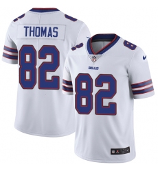 Men's Nike Buffalo Bills #82 Logan Thomas White Vapor Untouchable Limited Player NFL Jersey