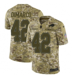 Youth Nike Buffalo Bills #42 Patrick DiMarco Limited Camo 2018 Salute to Service NFL Jersey
