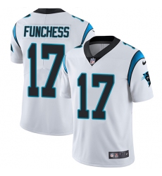 Men's Nike Carolina Panthers #17 Devin Funchess White Vapor Untouchable Limited Player NFL Jersey