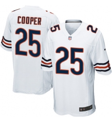Men's Nike Chicago Bears #25 Marcus Cooper Game White NFL Jersey