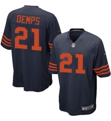 Men's Nike Chicago Bears #21 Quintin Demps Game Navy Blue Alternate NFL Jersey