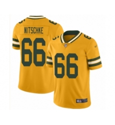 Women's Green Bay Packers #66 Ray Nitschke Limited Gold Inverted Legend Football Jersey
