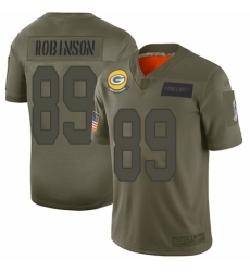 Women's Green Bay Packers #89 Dave Robinson Limited Camo 2019 Salute to Service Football Jersey