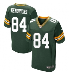 Men's Nike Green Bay Packers #84 Lance Kendricks Elite Green Team Color NFL Jersey