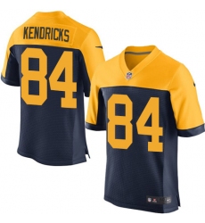 Men's Nike Green Bay Packers #84 Lance Kendricks Elite Navy Blue Alternate NFL Jersey