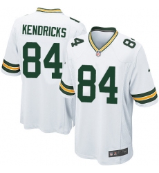 Men's Nike Green Bay Packers #84 Lance Kendricks Game White NFL Jersey