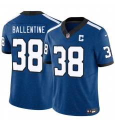 Men's Indianapolis Colts #38 Corey Ballentine Blue 2025 F.U.S.E. Throwback Vapor Limited Football Stitched Jersey