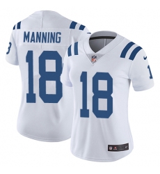 Women's Nike Indianapolis Colts #18 Peyton Manning Elite White NFL Jersey