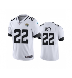 Men's Jacksonville Jaguars #22 JaMycal Hasty White Vapor Untouchable Limited Stitched Jersey