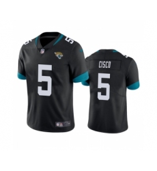 Men's Jacksonville Jaguars #5 Andre Cisco Black Vapor Untouchable Limited Stitched Jersey