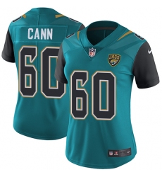 Women's Nike Jacksonville Jaguars #60 A. J. Cann Elite Teal Green Team Color NFL Jersey
