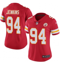 Women's Nike Kansas City Chiefs #94 Jarvis Jenkins Red Team Color Vapor Untouchable Limited Player NFL Jersey
